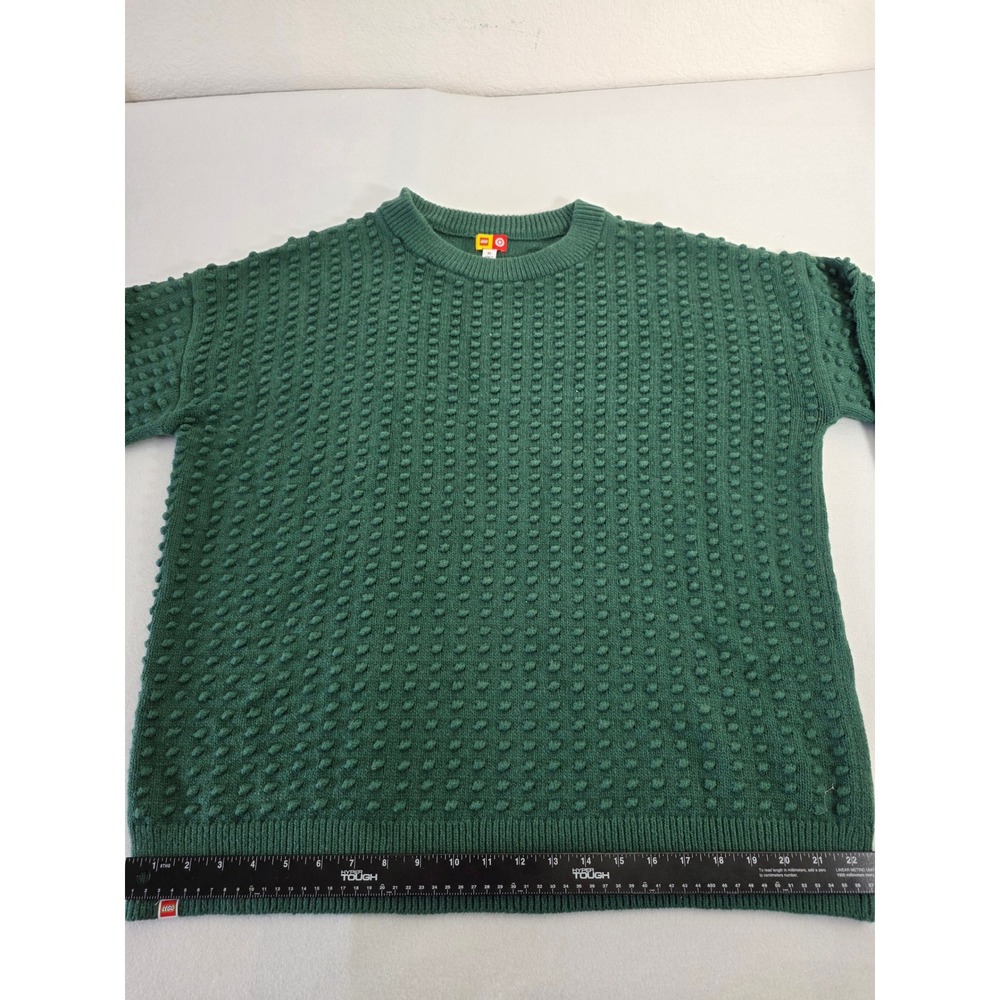 Lego x Target Green Bobble Knit Crewneck Sweater Mens XL Textured Pullover